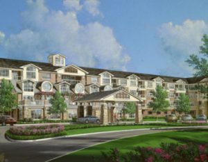 Longhorn Village | We performed the HVAC and Plumbing to this mixed-use, master-planned continuing care retirement community including an Independent Living Building with 173 residential units in two apartment building wings with a centrally-located commons area which includes kitchen, dining, recreational and other common facilities, and a Health Care Building with 20 assisted living units, 60 private skilled nursing beds, 16 memory support units, and administrative offices.