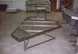 Cleanroom Table | A cleanroom table that was fabricated for use in a cleanroom.